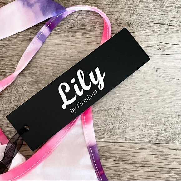 🌺 Lily Firmiana Tie Dye Crisscross Strappy Summer Tank Top Size M NWT - Picture 8 of 12